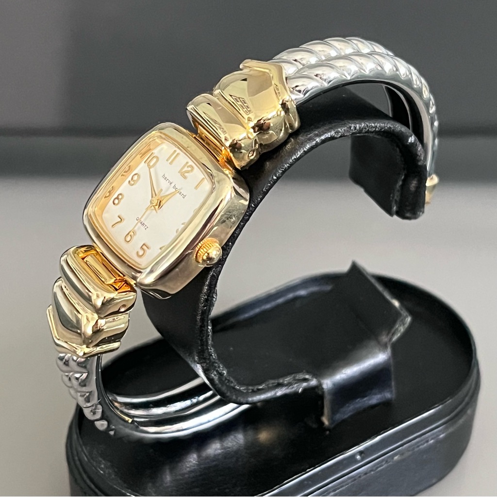 Herve Bernard Ladies Bracelet Two Tone Watch - Nwt